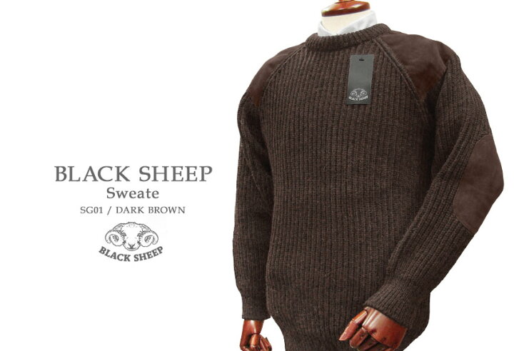 楽天市場】□TRAD SALE！BLACK SHEEP / ブラックシープ パッチクルー 