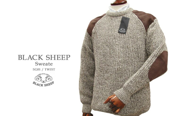 楽天市場】□TRAD SALE！BLACK SHEEP / ブラックシープ パッチクルー 