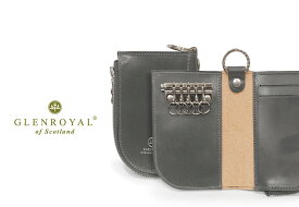 【日本正規輸入代理店商品+メーカー3ヶ月保証あり】グレンロイヤル / GLENROYAL ●FOLDBL ZIPPED KEY CASE 折りたたみジップキーケース ( キーケース/ブライドルレザー ) 03-5869 【楽ギフ_包装】