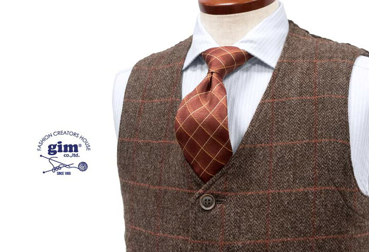 楽天市場】□ gim / ジム ニットベスト 前開きBRITISH WOOL 