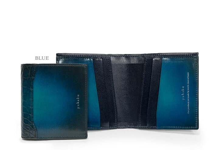 楽天市場】[yuhaku正規販売店]yuhaku / ユハク 薄型二つ折り財布  