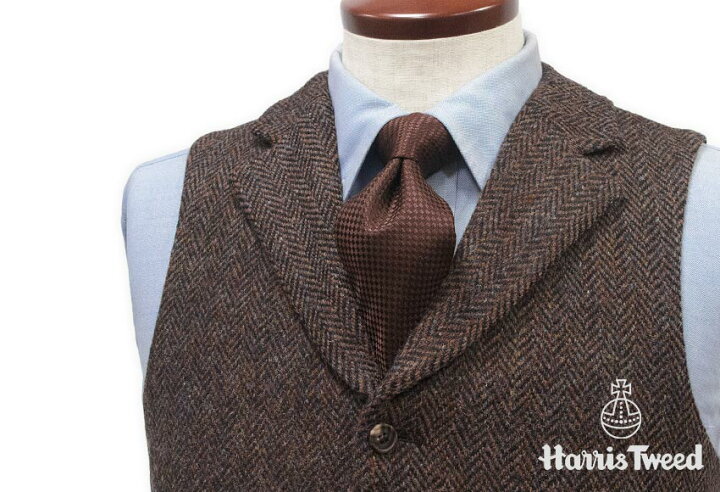 楽天市場】OddVest / 襟付きオッドベスト ( 限定商品 ) [ Harris Tweed 