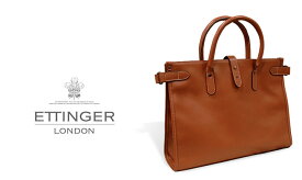 [ETTINGER社公認正規販売店]エッティンガー / ETTINGER ●レザートートバッグ T-15L TOTE / タン色 ( 革製鞄/メンズ/ビジネスバッグ/BAG/手提げ )