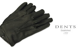 [デンツ社公認販売店]DENTS 手袋 / デンツ手袋 DEERSKIN / ディアスキン ( 鹿革 ) 15-1089 / BLACK 【楽ギフ_包装】