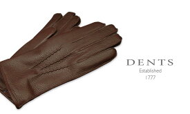 [デンツ社公認販売店]DENTS 手袋 / デンツ手袋 DEERSKIN / ディアスキン ( 鹿革 ) 15-1556 / BARK 【楽ギフ_包装】