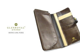 【日本正規輸入代理店商品+メーカー3ヶ月保証あり】グレンロイヤル / GLENROYAL ■ROUND LONG PURSE 03-6178 ●029 ( NEW BLACK×CIGAR×NATURAL ) [ 完全限定入荷商品 ] ラウンドファスナー小銭入れ付 ( 長財布 )