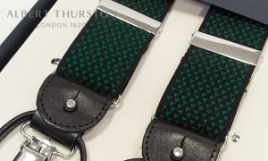 �y���{���K�A���㗝�X���i�z[ ALBERT THURSTON / �A���o�[�g�T�[�X�g�� �T�X�y���_�[ ] �ѕ�35mm / �T�X�y���_�[ ( �u���b�N�n�ɃO���[���̏��䕿 ) ALG-55 ( �����Y ) �y�y�M�t_��z�y�����y�Ή��z