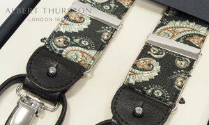 �y���{���K�A���㗝�X���i�z[ ALBERT THURSTON / �A���o�[�g�T�[�X�g�� �T�X�y���_�[ ] �ѕ�35mm / �T�X�y���_�[ ( �u���b�N�n�ɃI�t�z���C�g×�o�[���g�I�����W�n�̃y�C�Y���[�� ) ALG-73 ( �����Y )