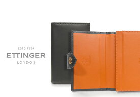 [ETTINGER社公認正規販売店]エッティンガー / ETTINGER ●TAB ( BH143J TAB ) VISITING CARD CASE w.TAB ビジティング・カードケース タブ付き( レザー/名刺入れ/カードホルダー/メンズ )