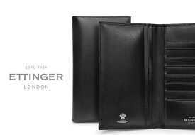 [ETTINGER社公認正規販売店]エッティンガー / ETTINGER NO CORNERS BLACK COLLECTION ●011 ロングウォレット 806AJR ( メンズ/レザー/長財布/札入れ/カード入れ )