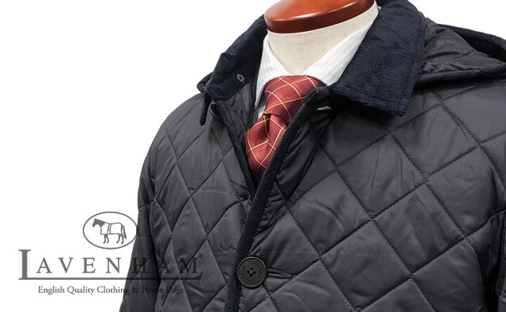 楽天市場 Lavenham ラベンハム Denston デンストン ポリエステル 431 Navy キルティングジャケット キルティングコートメンズ Mens Lvhb0 トラッド ハウス フクスミ
