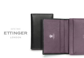 ・[ETTINGER社公認正規販売店]エッティンガー / ETTINGER ■●スターリング・パープルコレクション/ロイヤルコレクション ビジティング・カードケース ST143JR ( メンズ/レザー/名刺入れ/カードホルダー )