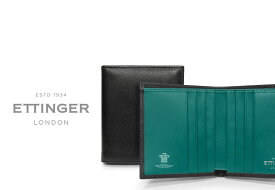 [ETTINGER社公認正規販売店]■●エッティンガー / ETTINGER スターリング・ターコイズコレクション MINI WALLET 6C / C ニつ折りミニウォレット ST975BJ ( メンズ/レザー/ウォレット/二つ折り財布 ) STERLING TURQUOISE