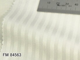 オリジナルオーダーシャツ●FM84563白の織柄ストライプ 100番手双糸　100%cotton