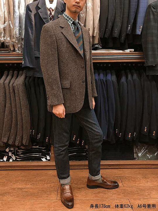 楽天市場】☆I型 ( アメリカントラッド型・3ツ釦段返り ) HARRIS  