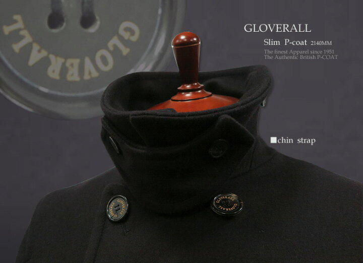 楽天市場】☆TIMEセール☆GLOVERALL / Slim P-COAT スリム ピーコート 
