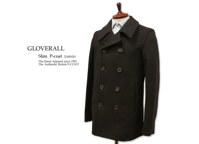 楽天市場】 gloverall / グローバーオール > GLOVERALL/ Slim P-COAT 