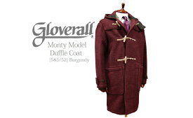 GLOVERALL / グローバーオール ダッフルコート Monty model / モンティモデル メンズ/585/52 ( BURGUNDY )●