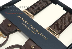 �y���{���K�A���㗝�X���i�z[ ALBERT THURSTON / �A���o�[�g�T�[�X�g�� �T�X�y���_�[ ] �ѕ�25mm �i���[ �T�X�y���_�[ ( �u���b�N�n�Ƀu���E���x�[�W���̃_�C������ ) ALG25-10( �����Y ) �y�y�M�t_��