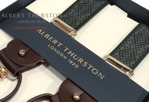 �y���{���K�A���㗝�X���i�z[ ALBERT THURSTON / �A���o�[�g�T�[�X�g�� �T�X�y���_�[ ] �ѕ�25mm �i���[ �T�X�y���_�[ ( �I���[�u�O���[���n�ɃX���[�g�u���[�̃_�C���� ) ALG25-12( �����Y ) �y�y�M�t