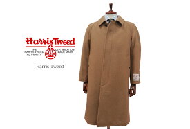 Harris Tweed / ハリスツイード スタンダード・ステンカラーコート ( キャメル無地 ) 9505-40