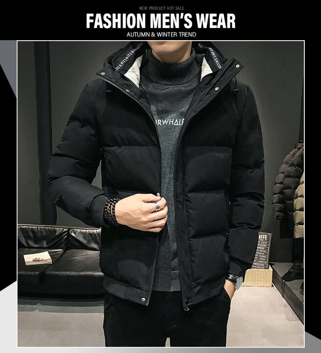 楽天市場 中綿ジャケット 中綿入り 中綿コート 防寒保温ジャケット ブルゾン メンズ ダウンジャケット アウター おしゃれ 冬服 福祥 楽天市場店