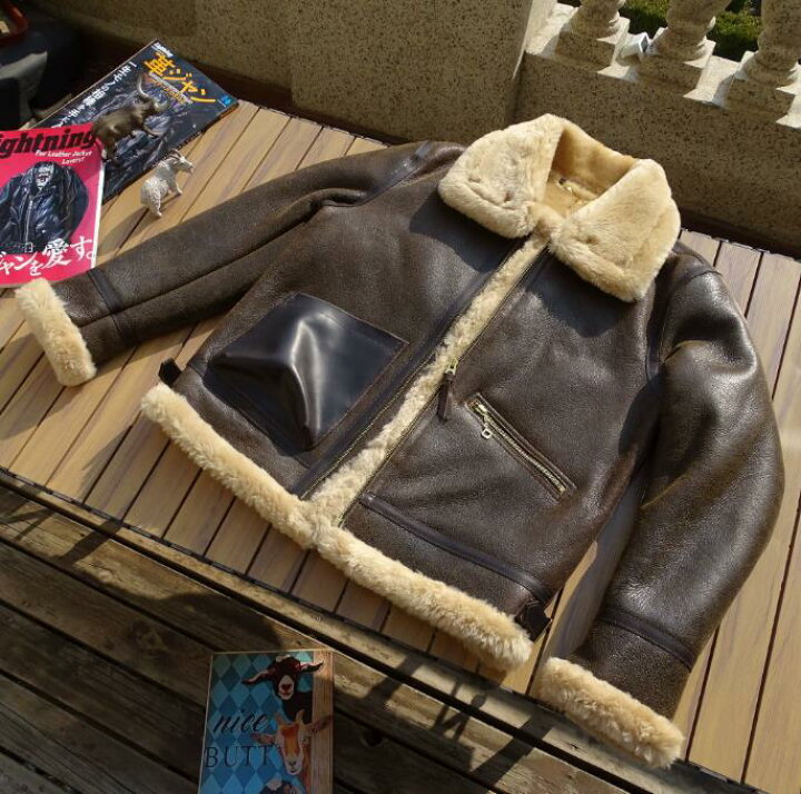 楽天市場】レザージャケット ムートンジャケット メンズ 本革 