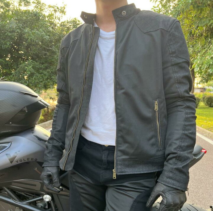 楽天市場】バイクジャケット メンズ ライダーウェア 夏用 フルメッシュ 