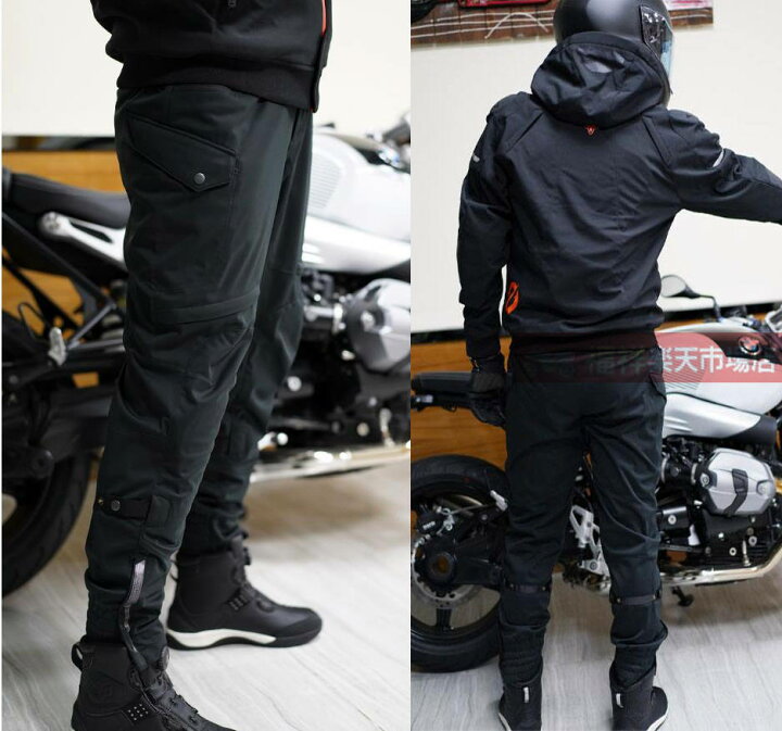 楽天市場】バイクパンツ メンズ バイクズボン bike pants 膝パッド付き 