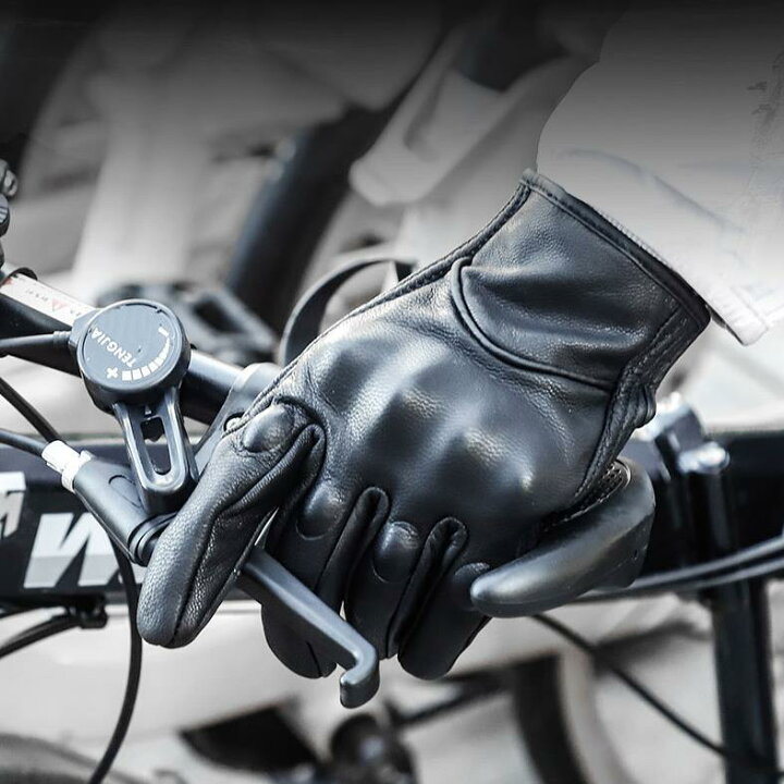楽天市場】バイクグローブ 本革 衝撃吸収 夏用/冬用 タッチ機能 スマホ 