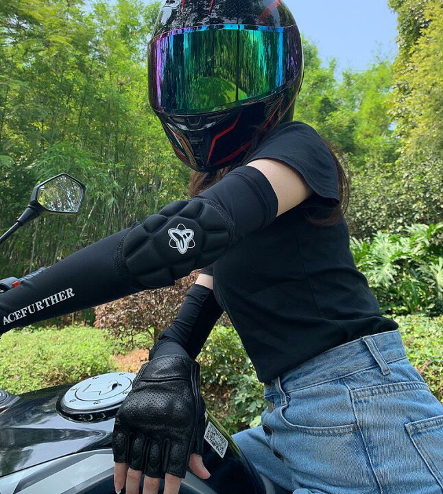 楽天市場】エルボーガード 肘用バイクプロテクター 左右セット ひじ 