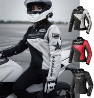 バイクジャケット 夏用 メッシュ フルメッシュジャケット レディース プロテクター装備 3シーズン バイク…