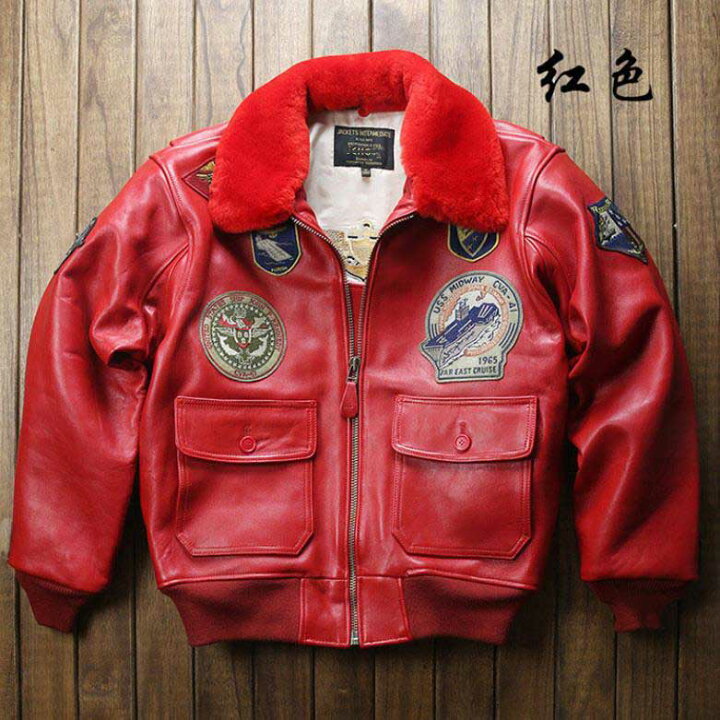 楽天市場】レザージャケット 本革ジャケット メンズ ウールファー襟 