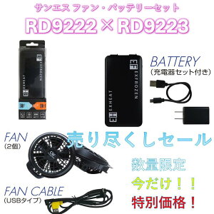 �y�啝�l�����z�������ɂ҂�����I�����ȃt�@���ƃo�b�e���[�Z�b�g�iRD9222�{RD9223�j �󒲕��_���̃t�@���E�o�b�e���[�Z�b�g�ł��B�Z�b�g���e�͏[�d��E�[�d�P�[�u���E�A�_�v�^�[�ł��B�i