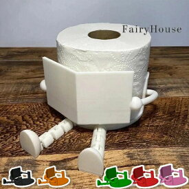 楽しいトイレットペーパーホルダー - 実用性と芸術性を兼ね備えた可動式ジョイント付きのユニークなバスルームロールディスペンサー、 オフィスや家庭、基本的にどんなトイレにも最適、読書トイレットペーパーホルダー、収納 携帯用 、日用品としての装飾