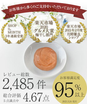 【紀州特選南高梅】華結(はなむすび)15粒入!2種類のはちみつ梅から選択可能!お年賀/敬老の日/お誕生日/お歳暮/記念日プレゼントに人気のギフト梅干【国産紀州南高梅100%使用】【RCP】