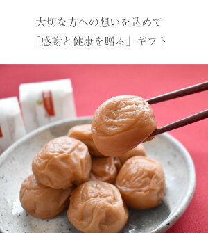 【紀州特選南高梅】華結(はなむすび)15粒入!2種類のはちみつ梅から選択可能!お年賀/敬老の日/お誕生日/お歳暮/記念日プレゼントに人気のギフト梅干【国産紀州南高梅100%使用】【RCP】