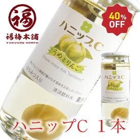 ＼スーパーセール40％OFF／『ハニップC』 【紀州産南高梅使用】はちみつ入り 清涼飲料水 ハニップC 梅とりんごの果汁が入ってすっきりと爽やかな味に仕上がっています！ 【あす楽15時(※土日祝を除く)】※お一人様4本まで