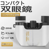 双眼鏡 【レビュー特典】10倍 ライブコンサート コポケット望遠鏡 広い視界 6.5° 高画質 ンサート ライ…