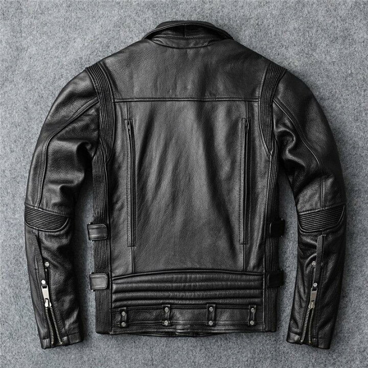 楽天市場】ライダース ジャケット 牛革 メンズ 本革 スジャケット