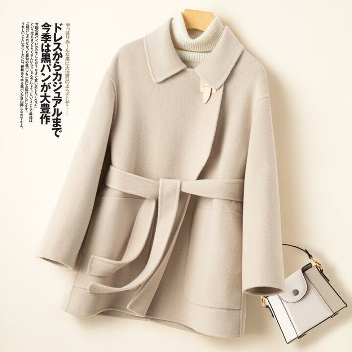 楽天市場】ステンカラージャケット レディースジャケット ウールコート 