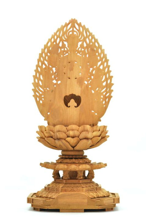 楽天市場】仏像 天台宗 阿弥陀如来 座像 白檀八角台座 飛天光背 2寸 