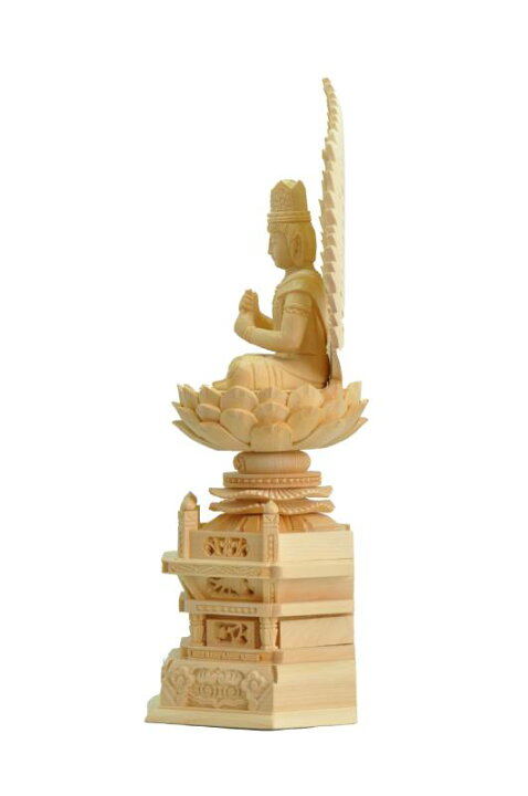 楽天市場】仏像 真言宗 大日如来像 桧木六角台座 火炎光背 1.8寸 2寸 