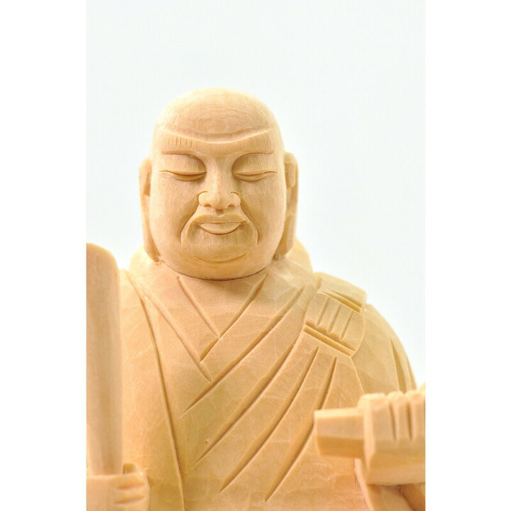 楽天市場】仏像 日蓮宗 桧木 日蓮聖人像 1.8寸 2寸 2.5寸 3寸 檜 