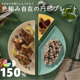 パーセントプレート 150％ 5枚セット プラスチック皿 食器 日本製 食洗機対応 電子レンジ対応 食器セット ランチプレート 仕切り皿 組み合わせ ギフト インスタ 新築祝い 誕生日 パーティー アウトドア BBQ コンパクト