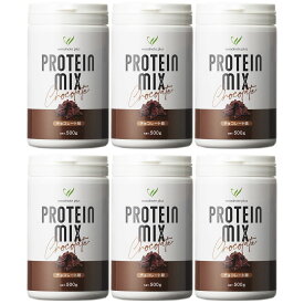 ★閉店セール★ウッドノート・プラス ★ プロテインミックス 500g（チョコレート）6本セット プロティン