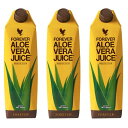 アロエベラジュース 1000ml×3本 フォーエバー・リビング・プロダクツ