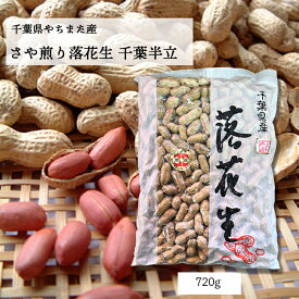 千葉県八街産｜八街市推奨品種「千葉半立」殻つき落花生720g＼大容量／高級感ある和紙袋｜ 国産 やちまた ピーナッツ 無塩 素焼き 殻つき 贈答 ギフト お歳暮 お中元 おつまみ おやつ 新豆