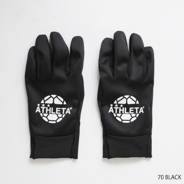 ATHLETA 手袋 サッカー フットサル 05277 ブラック フィールドグローブ 【返品交換不可】 アスレタ 品質満点
