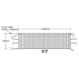 エバニュー バレーネット バレー、バスケ、ハンド バレーボールネット9人制女子VE504 EKU116